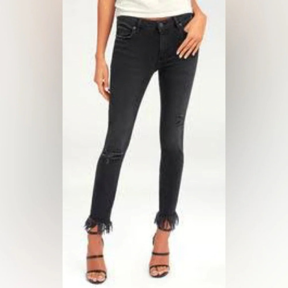 Free People Denim - Free  People Great Heights Frayed Skinny Jeans